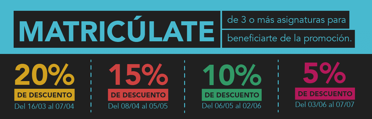No dejes pasar el tren de los descuentos de ILERNA Online